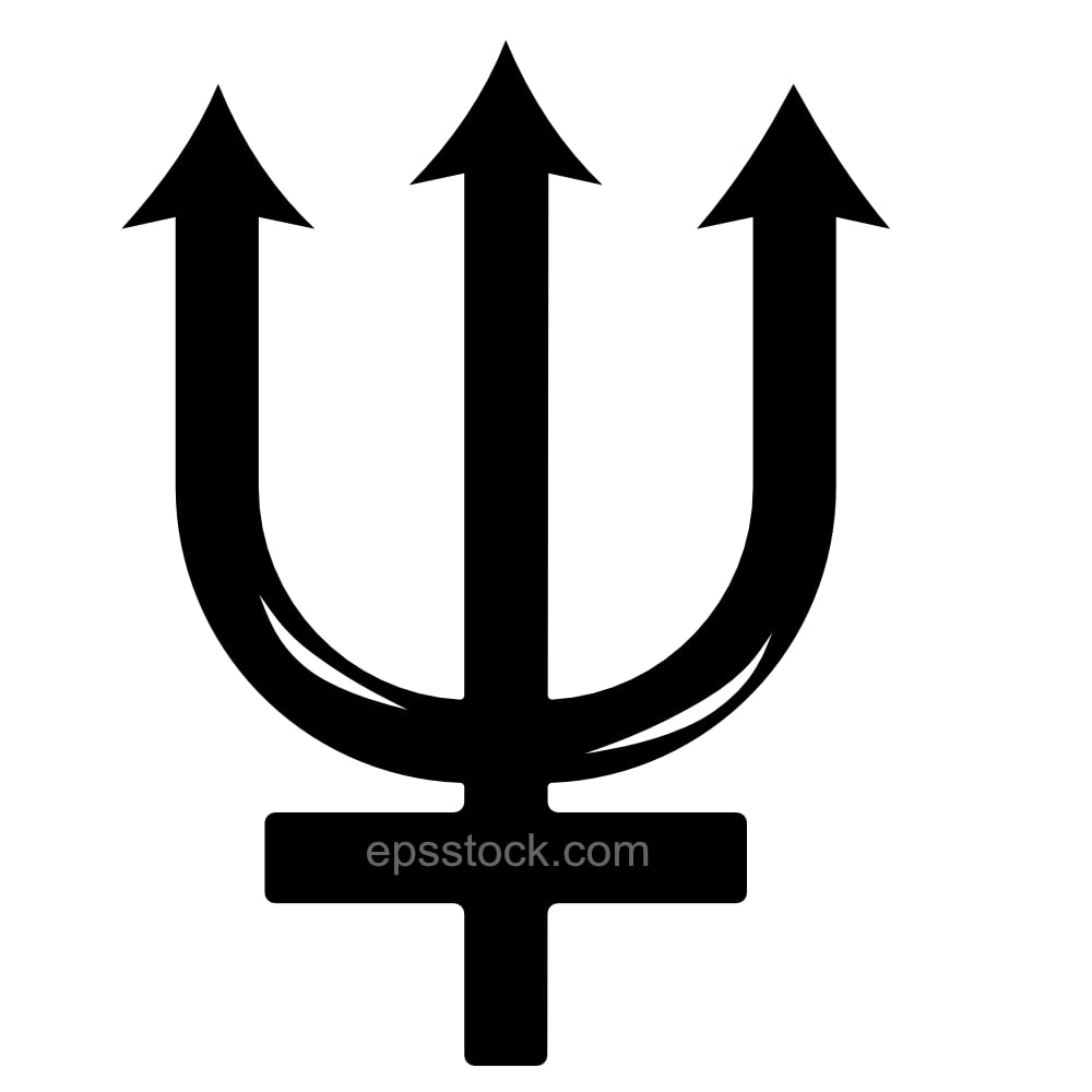 Planet Neptune symbol