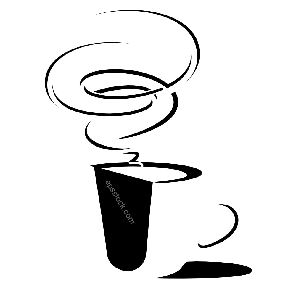 half cup of coffee