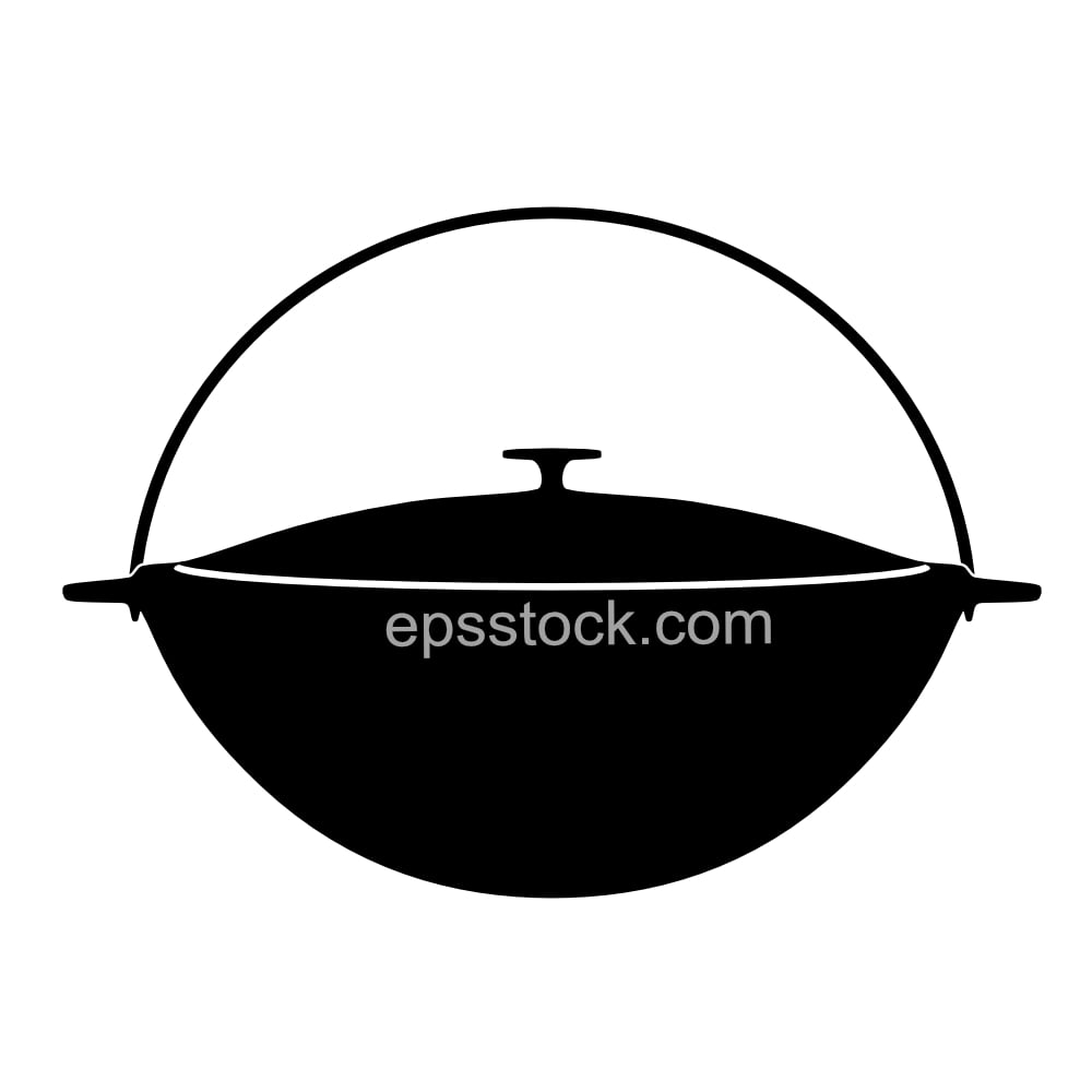 Cast Iron Cauldron