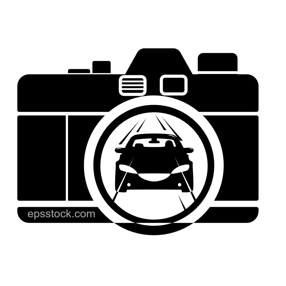 Speed camera symbol