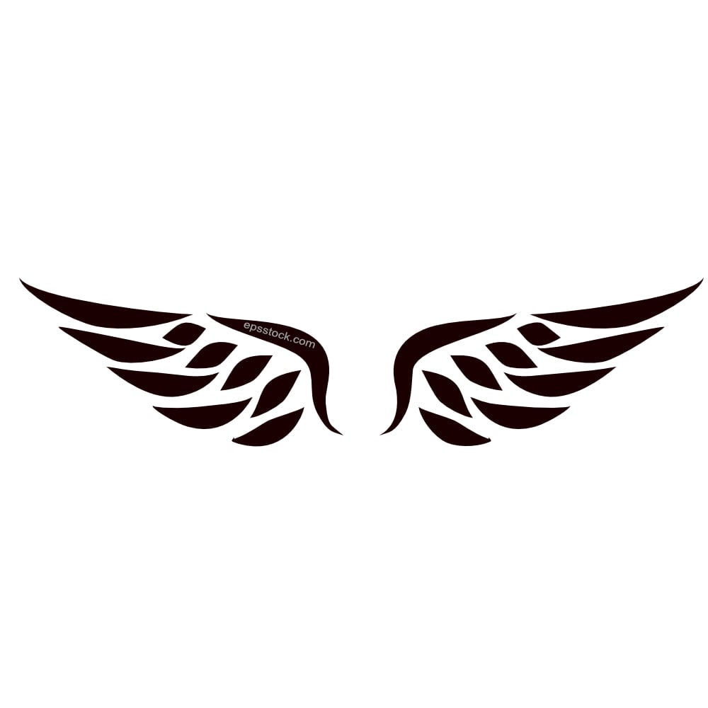 Falcon bird wings symbol