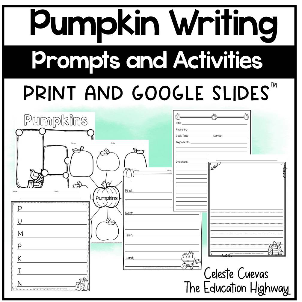 Pumpkin Activities with Writing Prompts