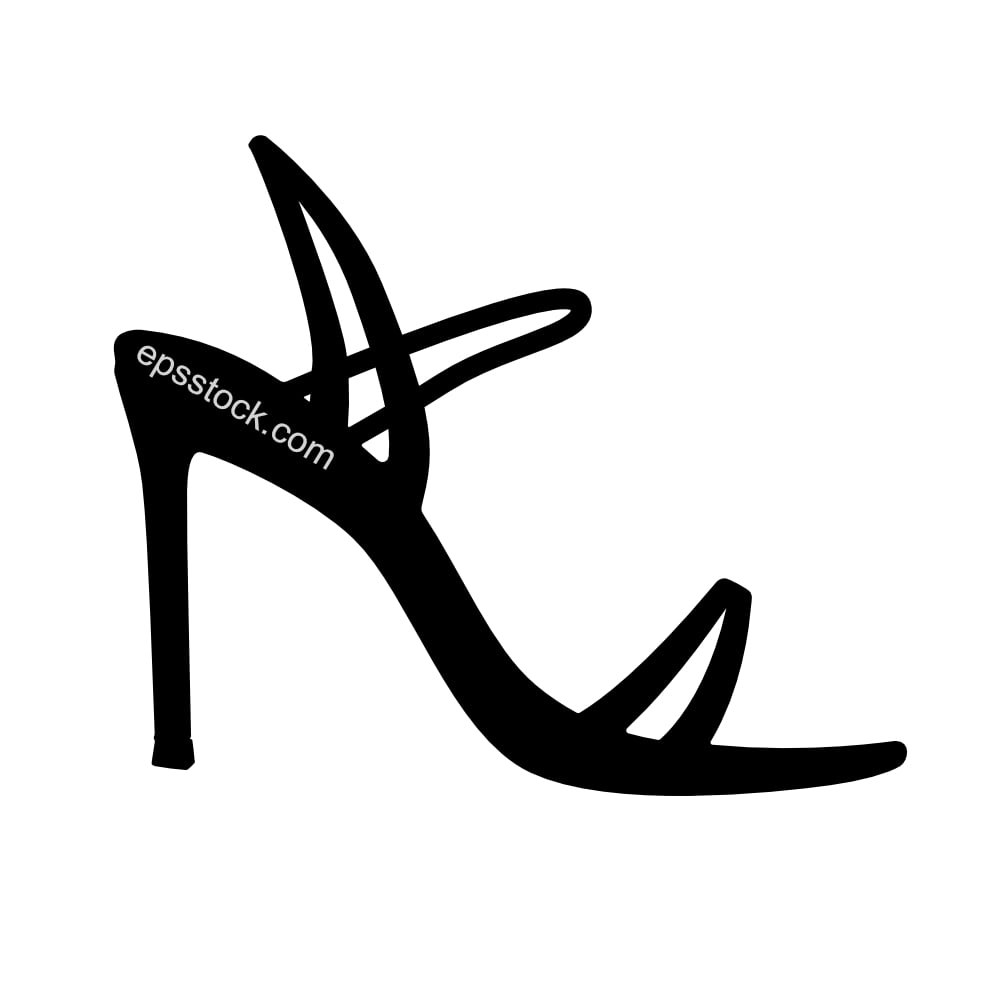 High heels sandal