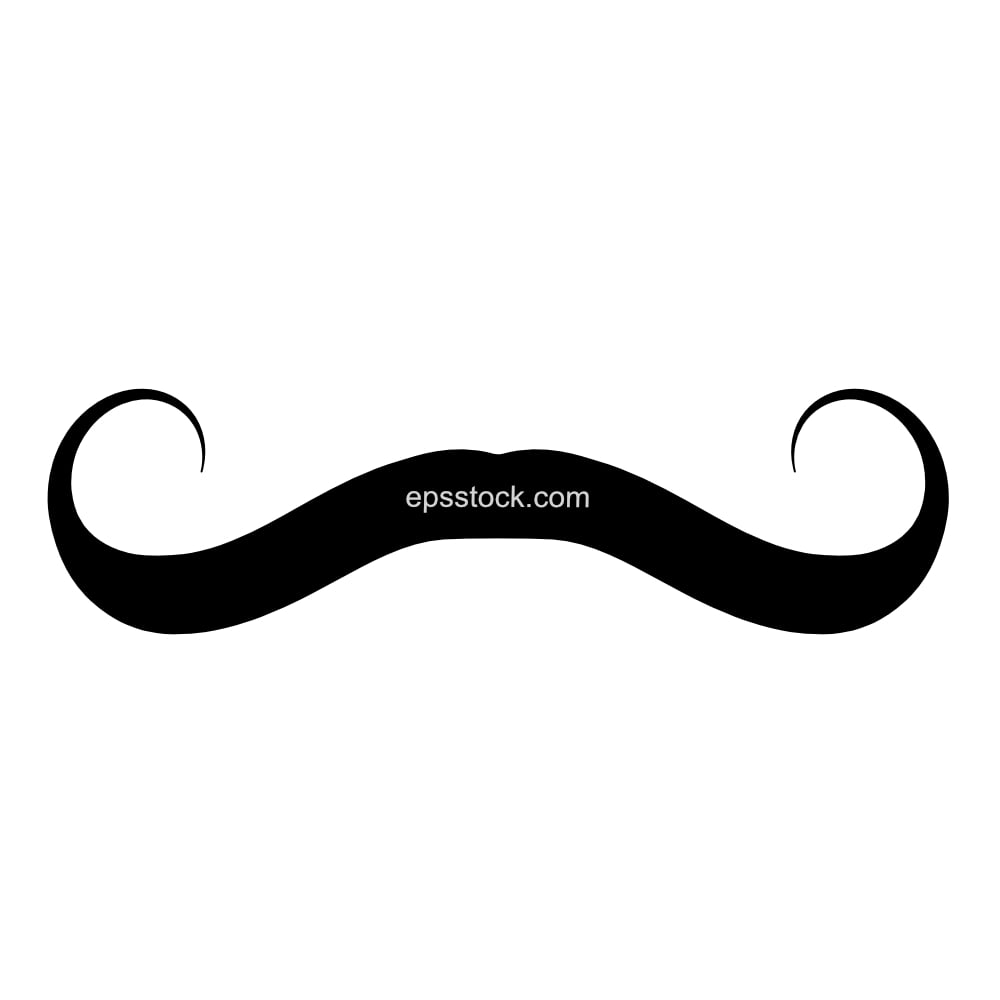 curled mustache