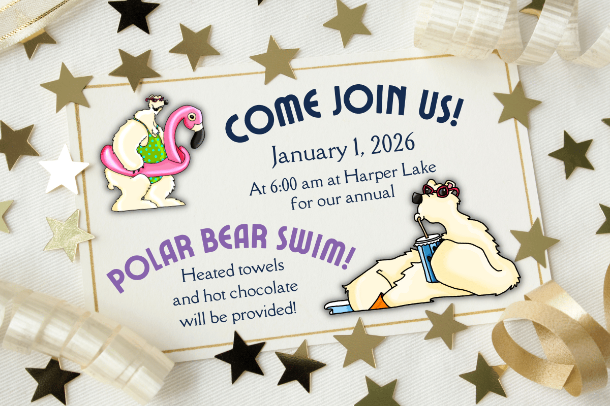 Polar Bear Plunge Clipart - KRLC Studio