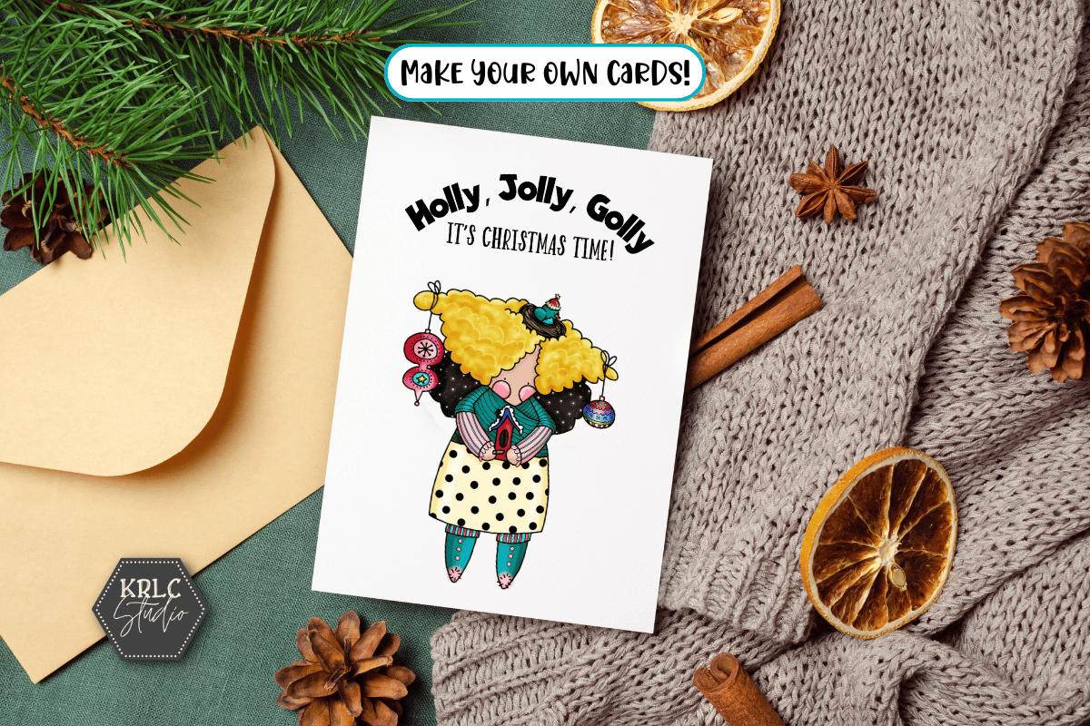 Christmas Angels Clipart - KRLC Studio