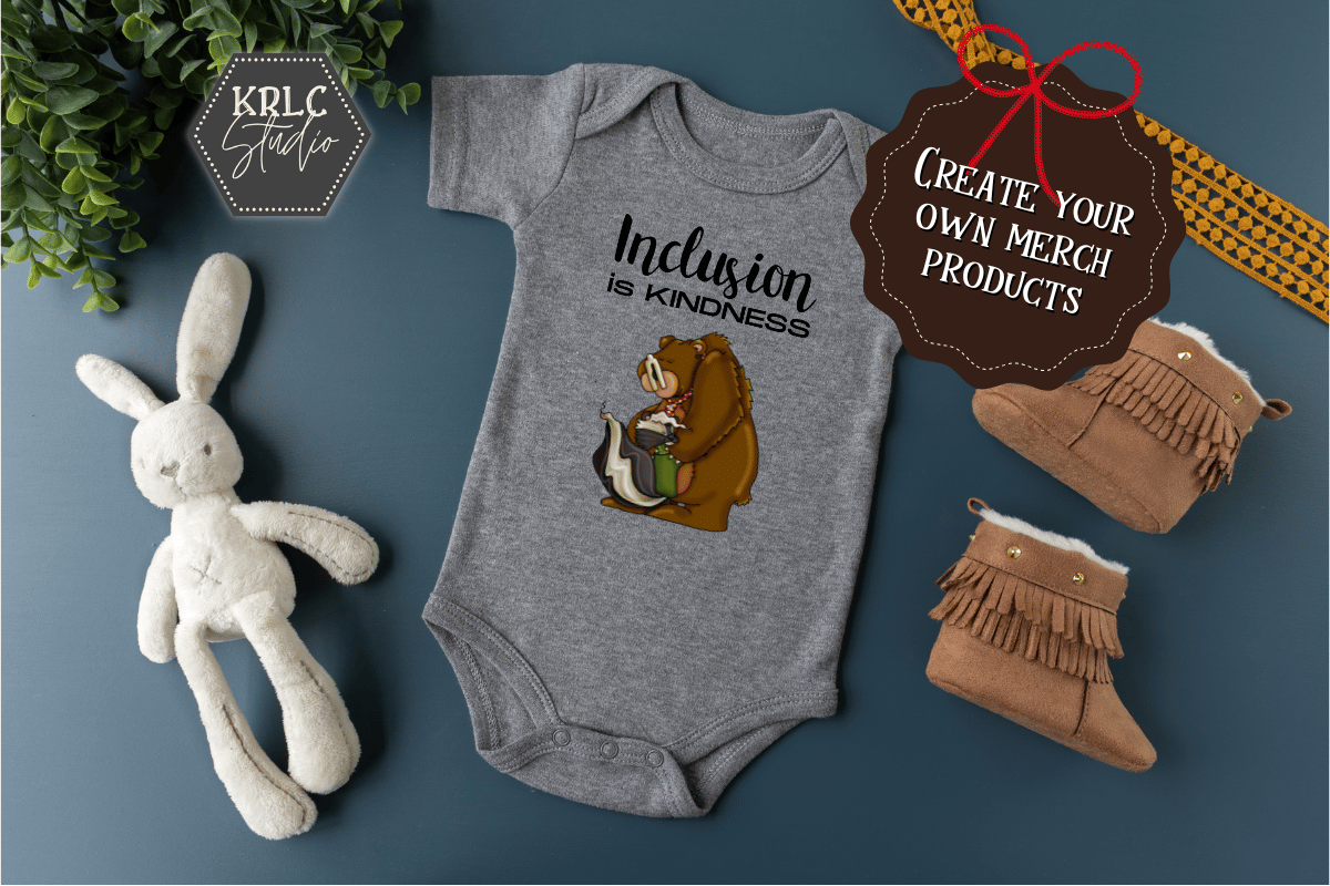 Friendly Forest Christmas Clipart - KRLC Studio