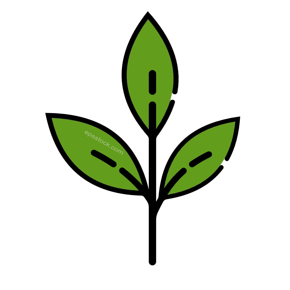 green leaves