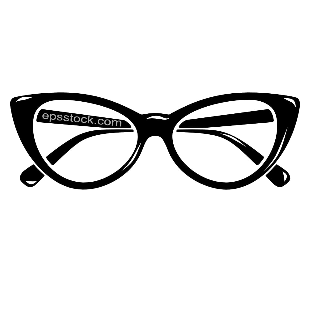 Cat eye glasses