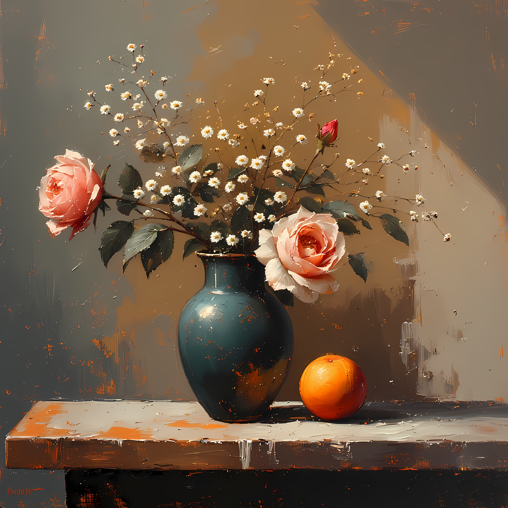 Modern Vintage Flower Vase Illustrations. Bring timeless beauty into your creative projects with this Floral Still Life Art Bundle, featuring vintage-inspired botanical illustrations blended with touches of modern minimalism. Each design showcases delicat