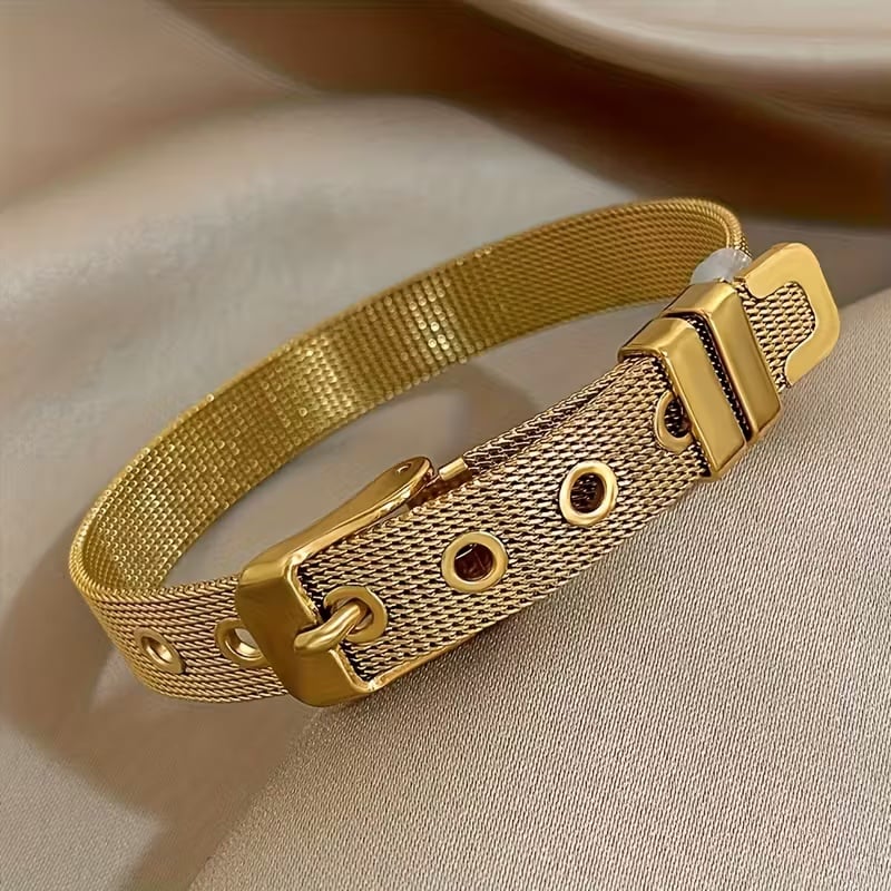 Timeless Buckle Gold Bracelet - Payhip