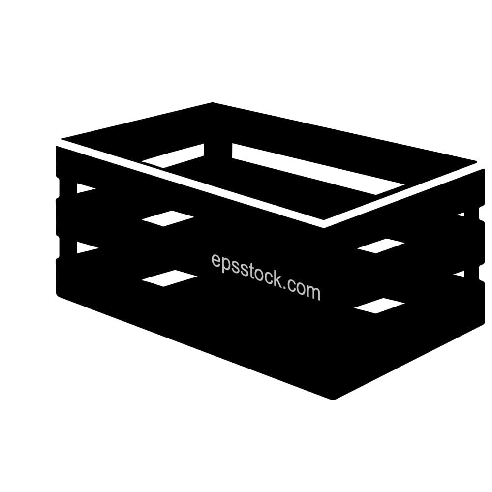 wooden crate box for fruit