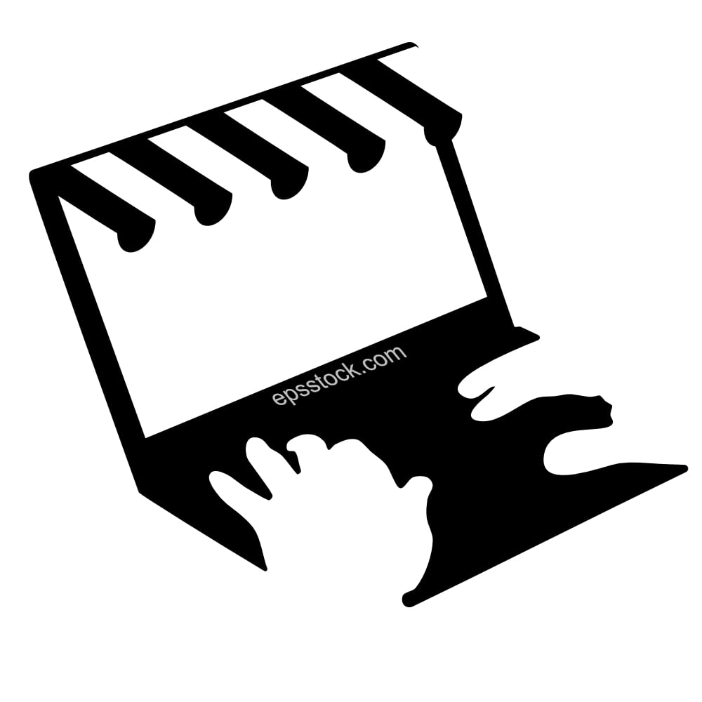 Online shop symbol