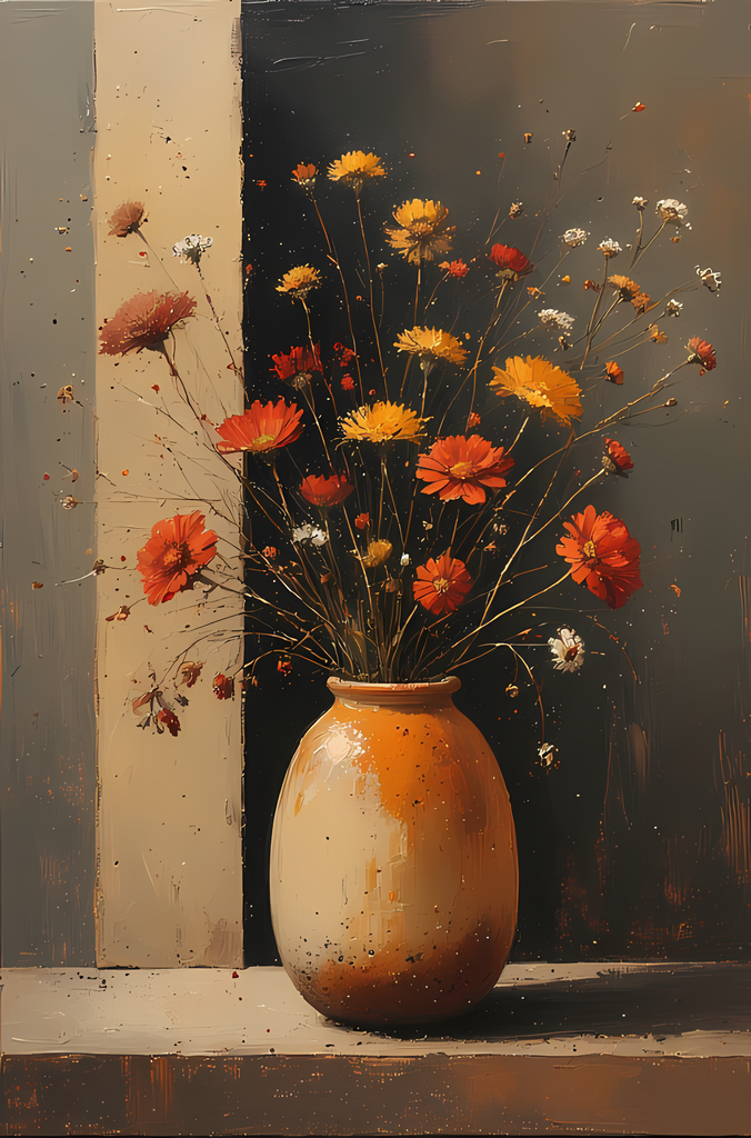 Mid-Century Inspired Botanical Prints | Elegant Floral Digital Art Collection. This Geometric Vintage Floral Art Bundle blends the timeless elegance of still life florals with a modern illustrative twist. Each design features vases of flowers paired with 