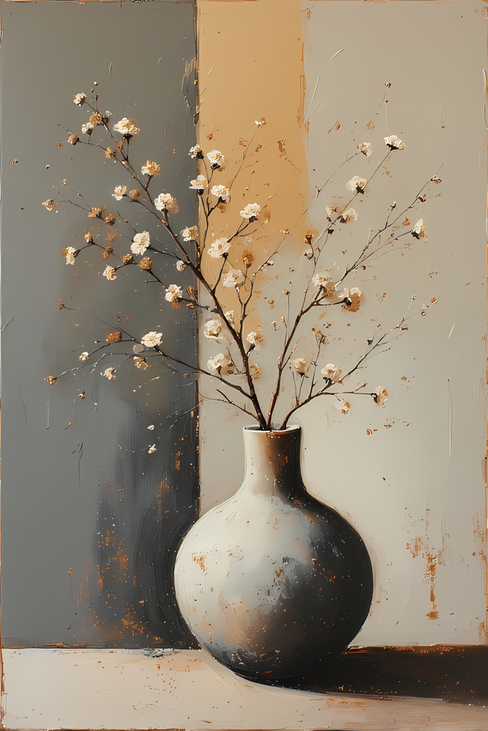 Mid-Century Inspired Botanical Prints | Elegant Floral Digital Art Collection. This Geometric Vintage Floral Art Bundle blends the timeless elegance of still life florals with a modern illustrative twist. Each design features vases of flowers paired with