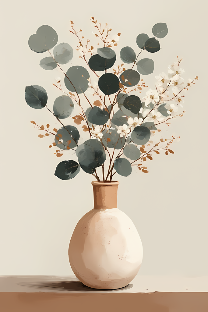 Mid-Century Inspired Botanical Prints | Elegant Floral Digital Art Collection. This Geometric Vintage Floral Art Bundle blends the timeless elegance of still life florals with a modern illustrative twist. Each design features vases of flowers paired with 