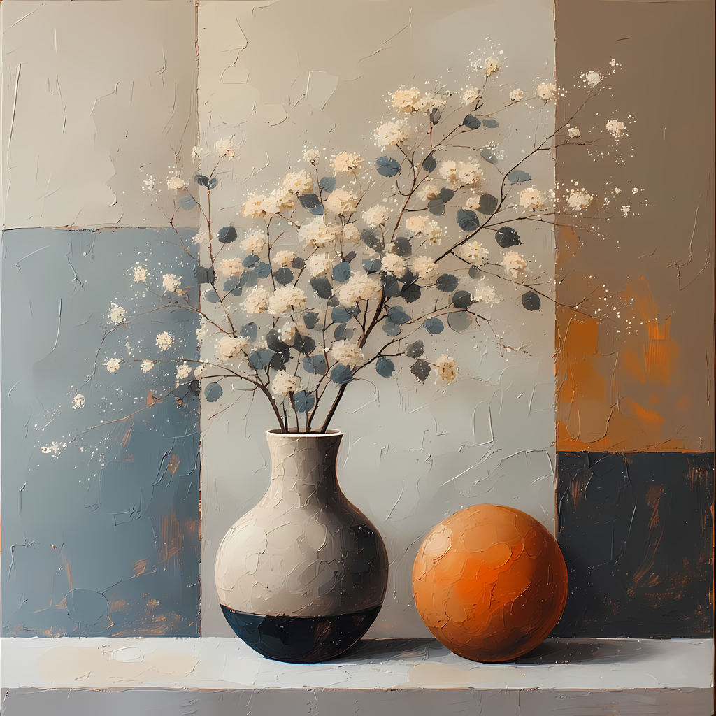 Mid-Century Inspired Botanical Prints | Elegant Floral Digital Art Collection. This Geometric Vintage Floral Art Bundle blends the timeless elegance of still life florals with a modern illustrative twist. Each design features vases of flowers paired with 