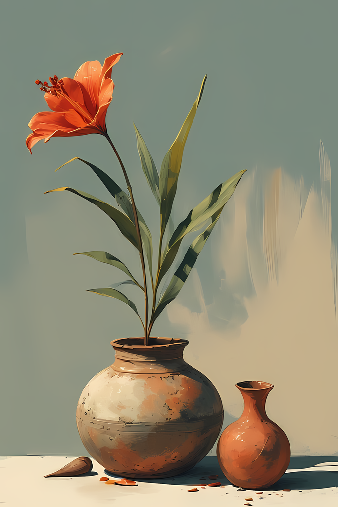 Mid-Century Inspired Botanical Prints | Elegant Floral Digital Art Collection. This Geometric Vintage Floral Art Bundle blends the timeless elegance of still life florals with a modern illustrative twist. Each design features vases of flowers paired with 