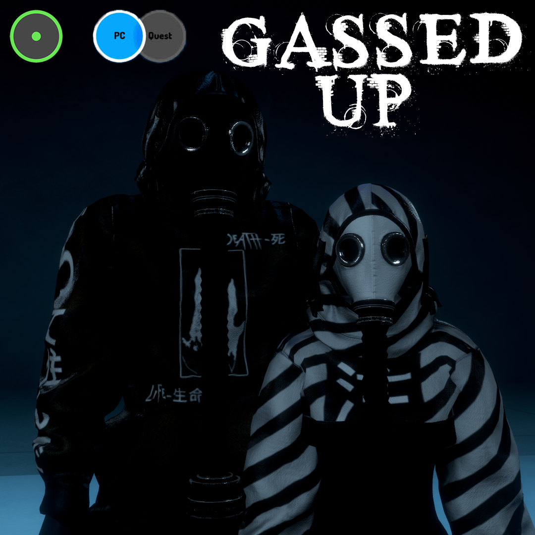 "Gassed Up" Male and Female (Scratch Avatar/PC/Green) 2025 VRChat Avatar