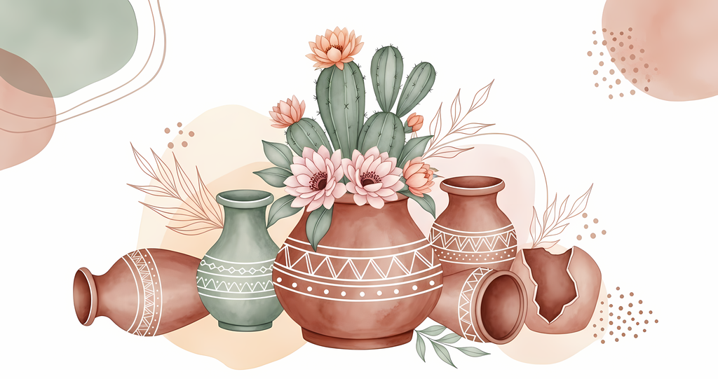 Bring warmth and elegance to your space with this beautiful boho floral wall art bundle. Featuring modern minimalist illustrations of vases filled with delicate flowers, this collection blends neutral earthy tones with soft pastel accents. The designs com