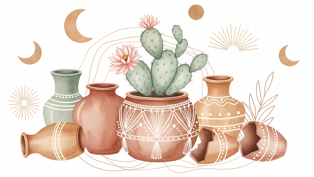 Bring warmth and elegance to your space with this beautiful boho floral wall art bundle. Featuring modern minimalist illustrations of vases filled with delicate flowers, this collection blends neutral earthy tones with soft pastel accents. The designs com