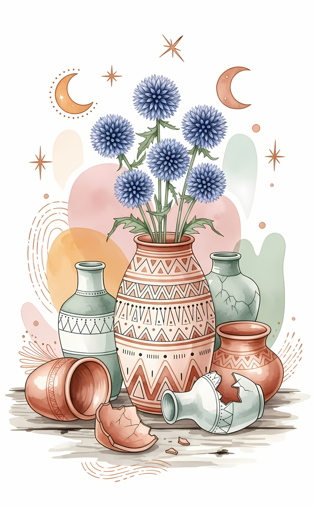 Bring warmth and elegance to your space with this beautiful boho floral wall art bundle. Featuring modern minimalist illustrations of vases filled with delicate flowers, this collection blends neutral earthy tones with soft pastel accents. The designs com