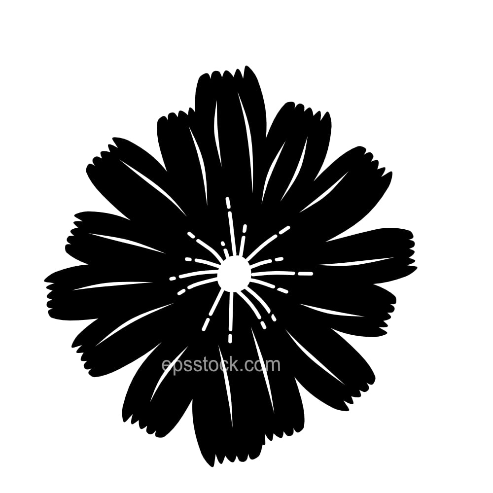 Chicory flower symbol