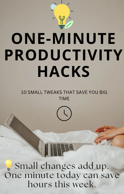 60-Second Productivity: Hacks For Busy Minds - Payhip