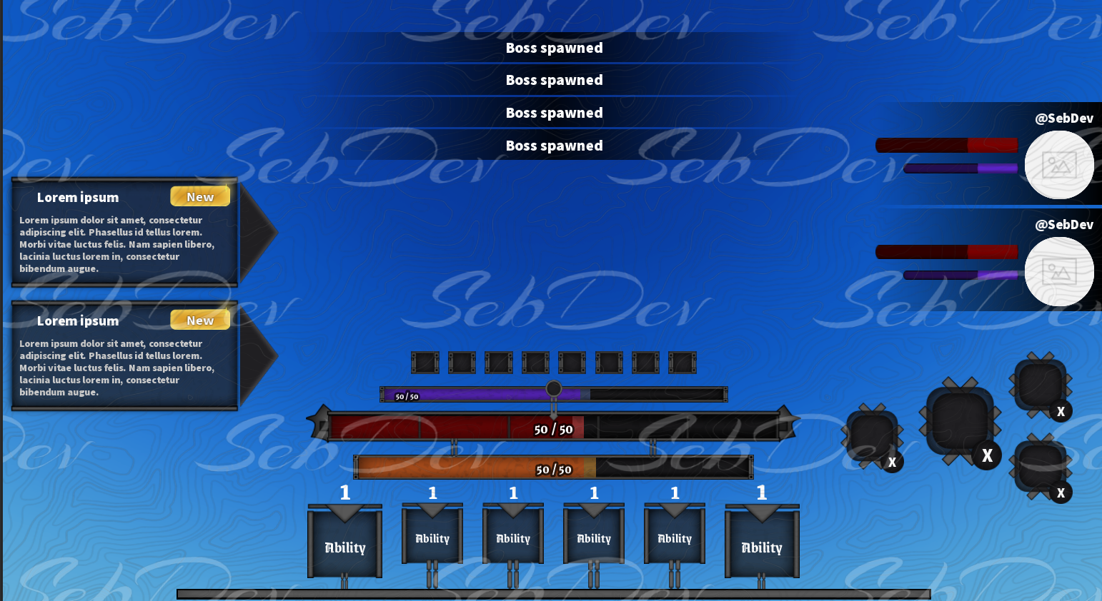 [SALE] Clean & modular Animated RPG UI - Payhip