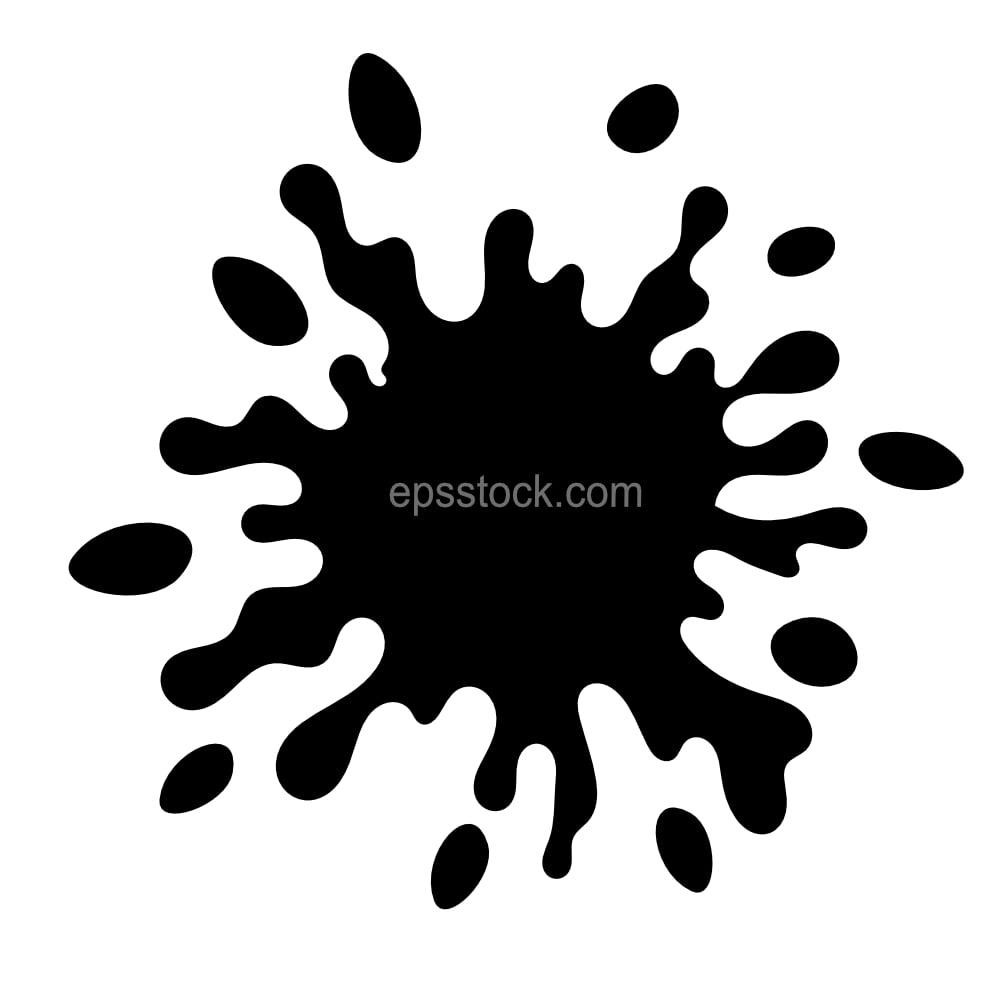 Paint blot symbol
