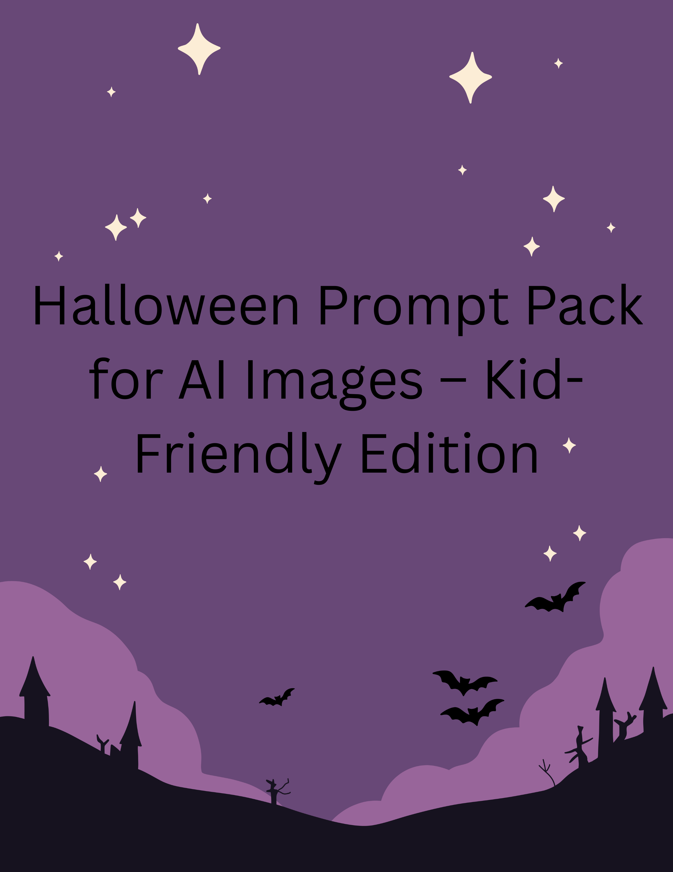 1️⃣ 🎃👻 Halloween 50 Prompt Pack – Kid-Friendly Edition - Payhip