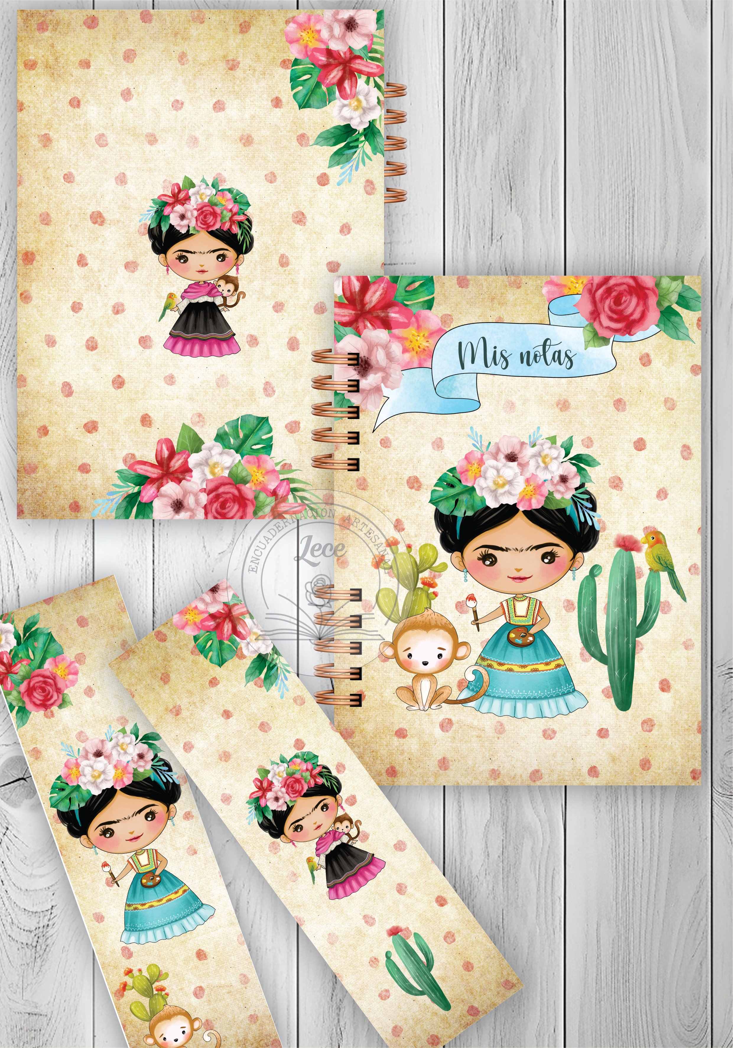 Kit imprimible Cuaderno Dulce Frida - Payhip