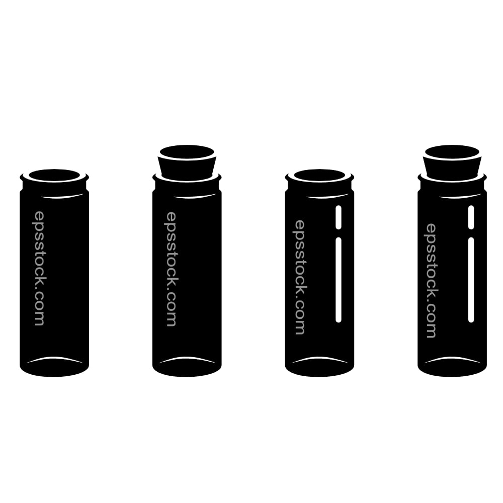 mini glass bottle