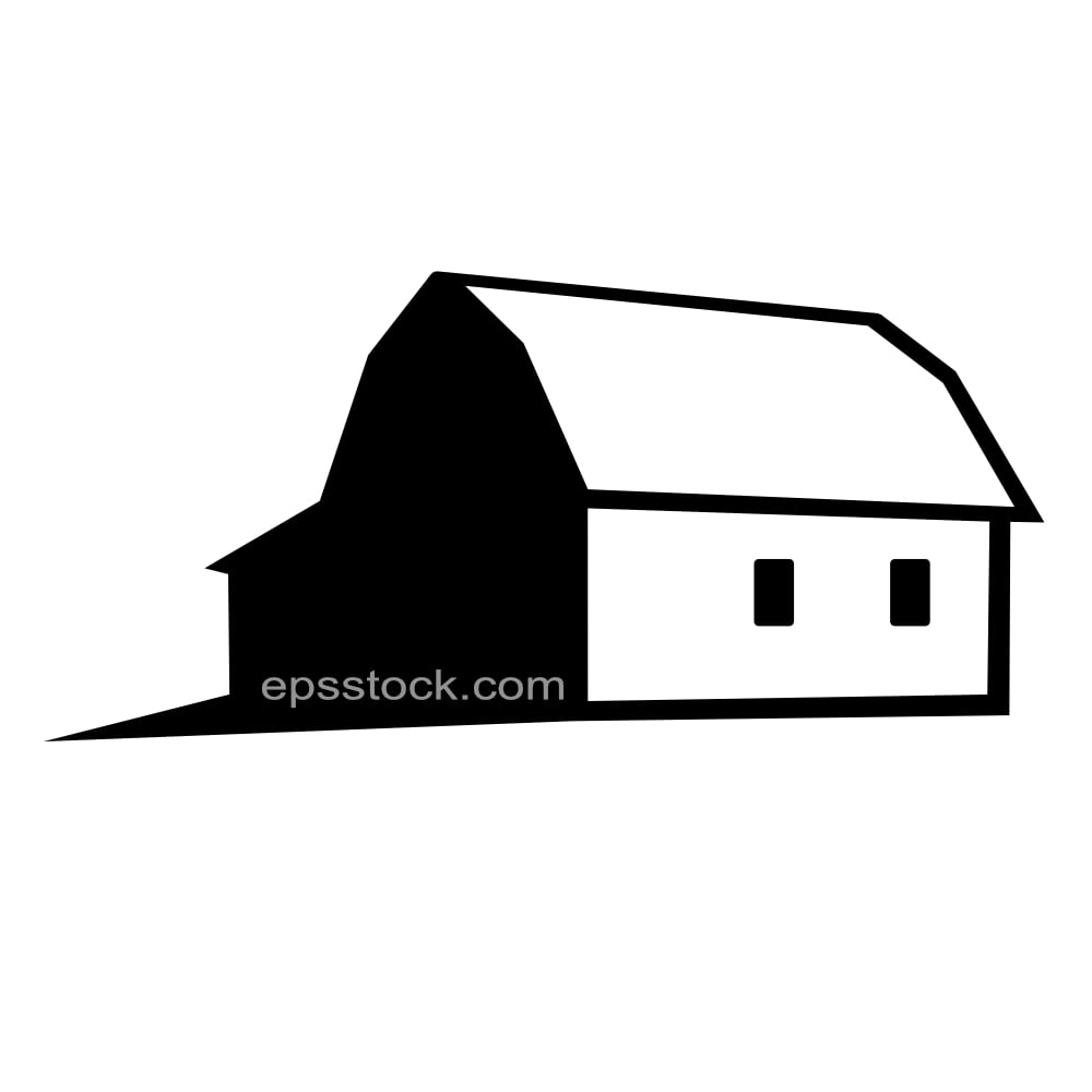 Farm barn cowshed building