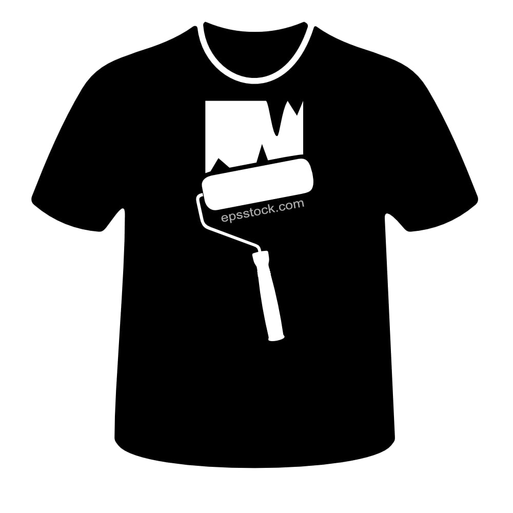 T Shirt printing symbol