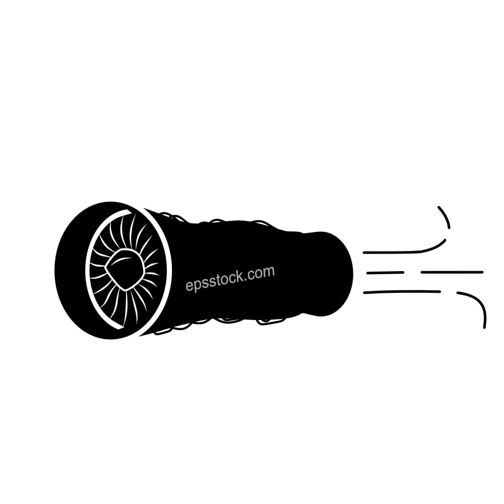 Jet engine symbol