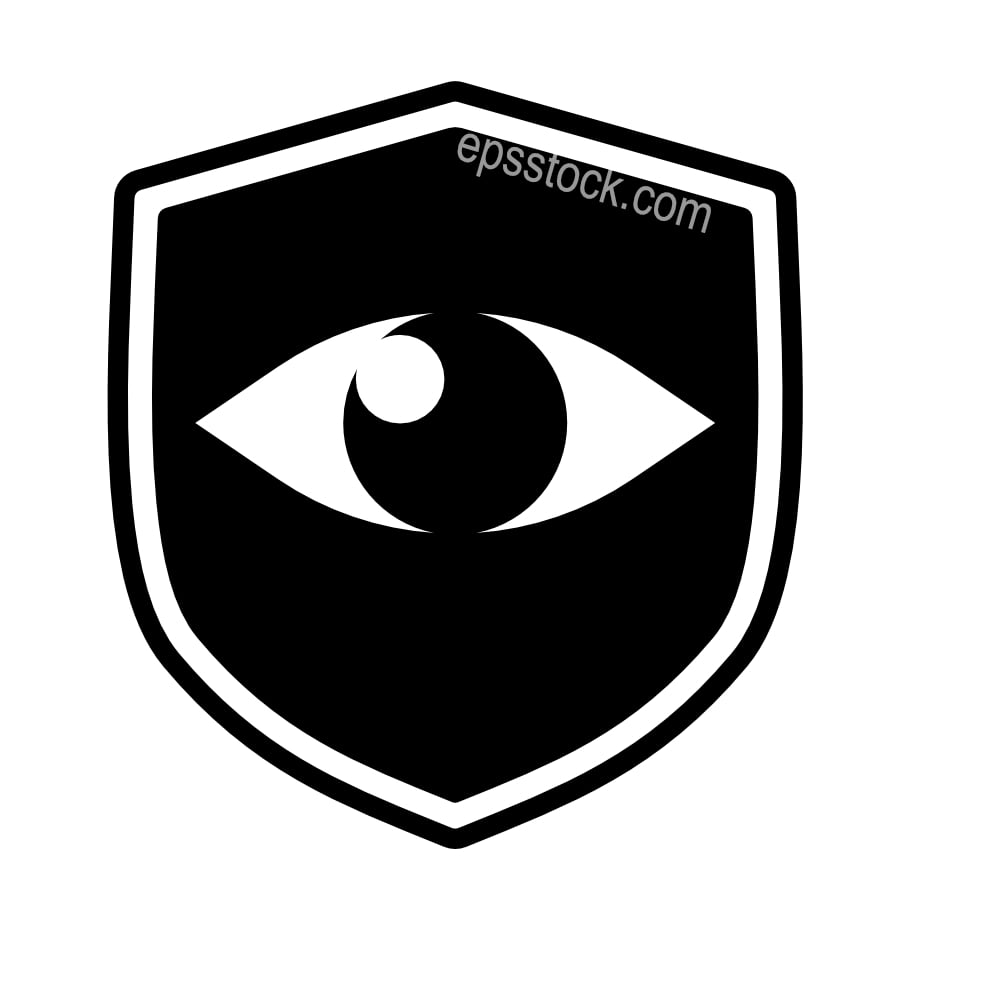 Oculist eye clinic symbol