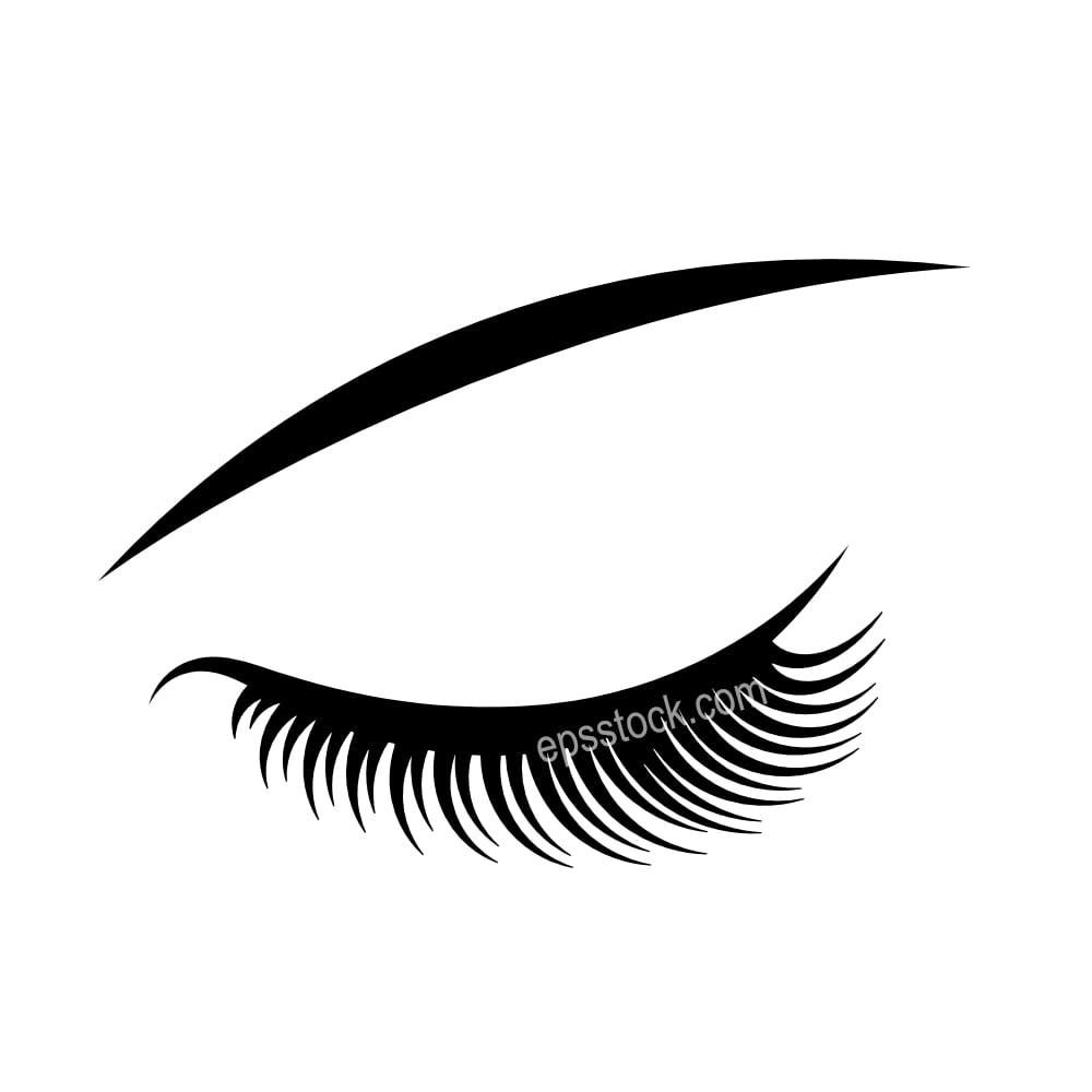 Eyelash symbol