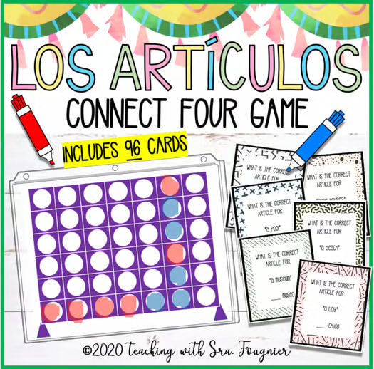 Spanish Definite and Indefinite Articles Game