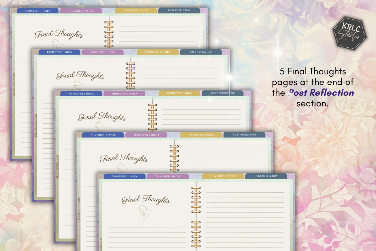 New Mommy Digital Pregnancy Journal - KRLC Studio