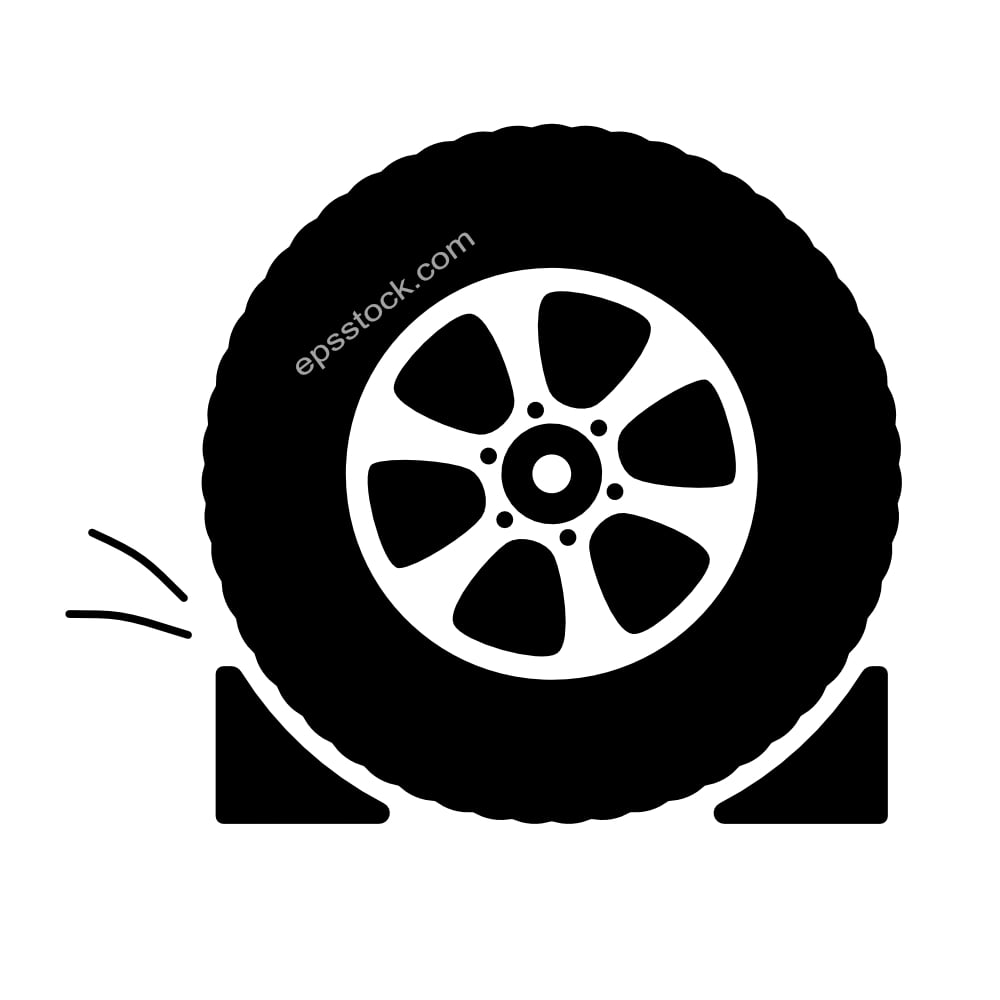 chock wheels symbol