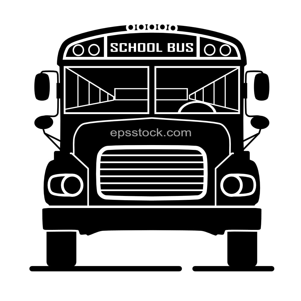 School Bus front view