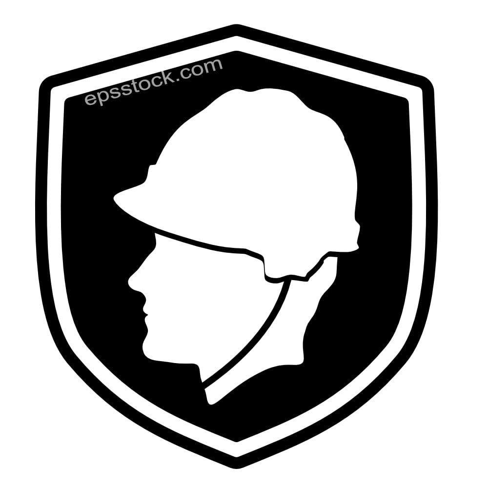 helmet head protection symbol