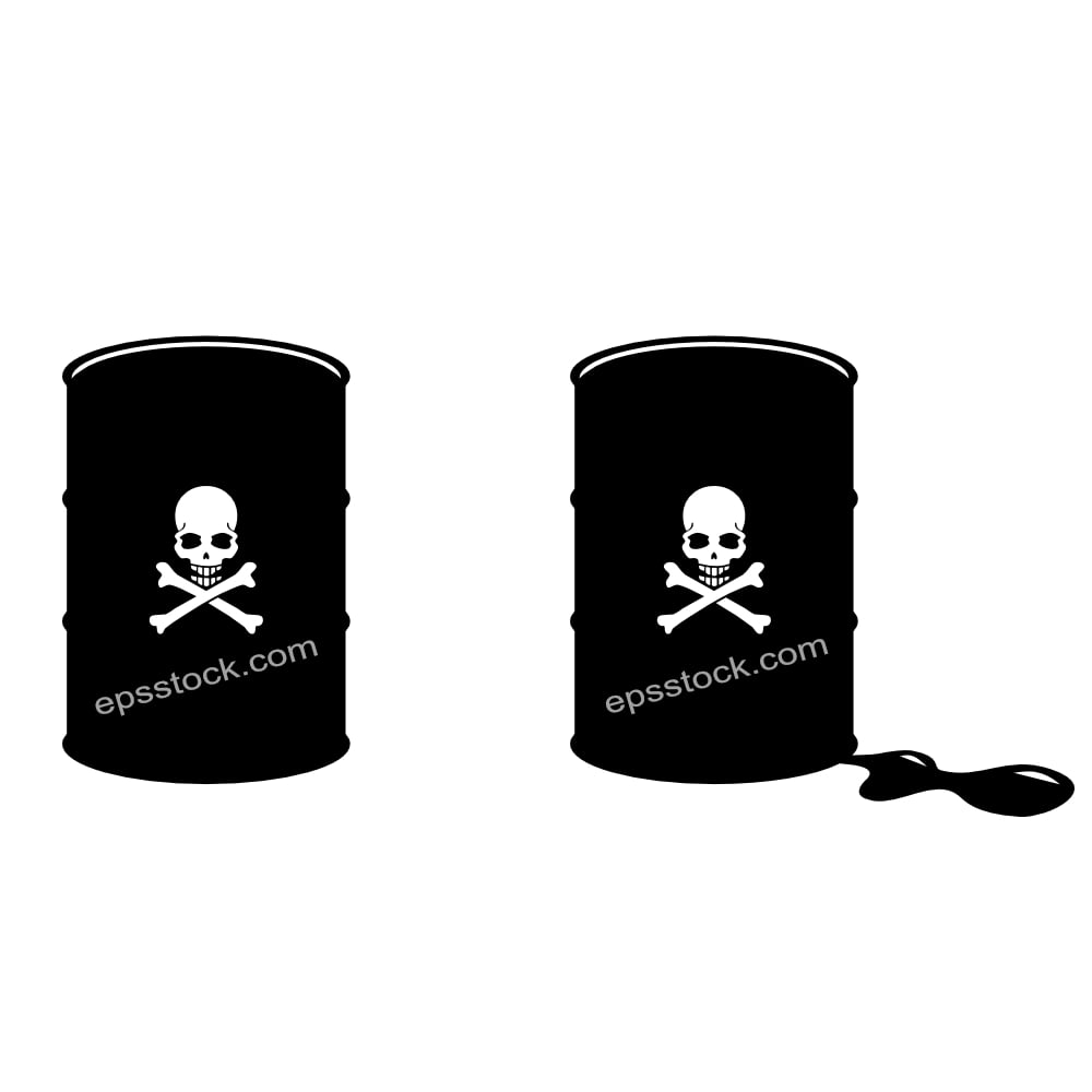 Chemical container symbol