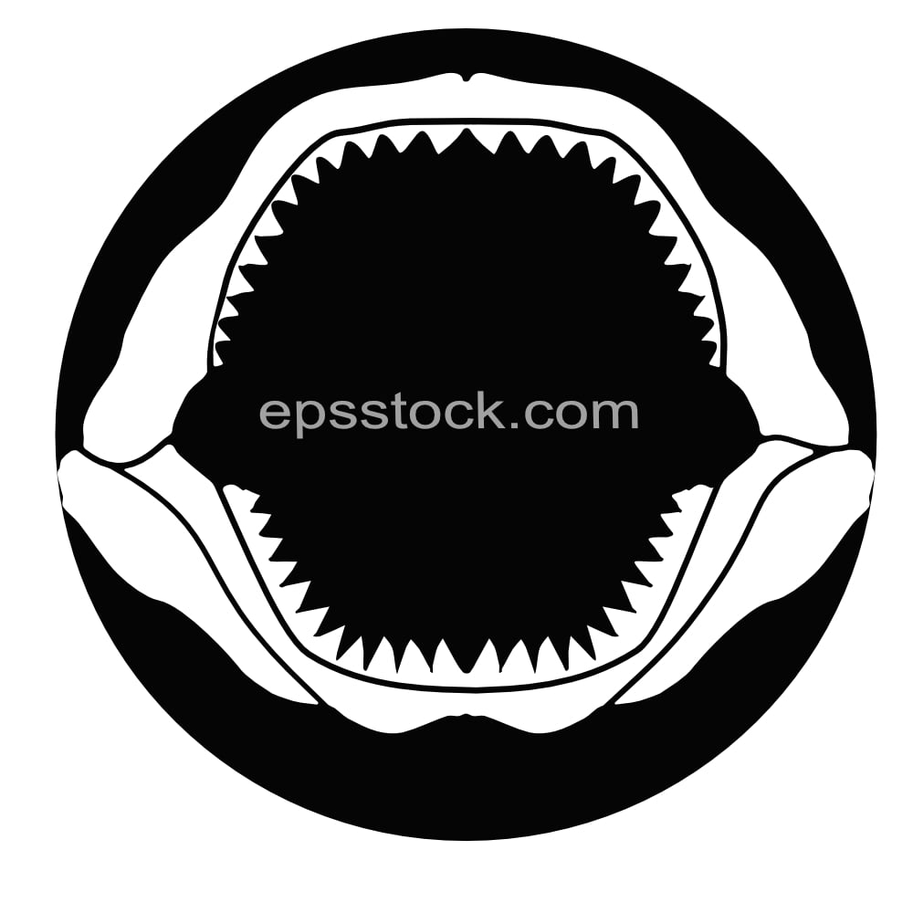 shark jaws symbol