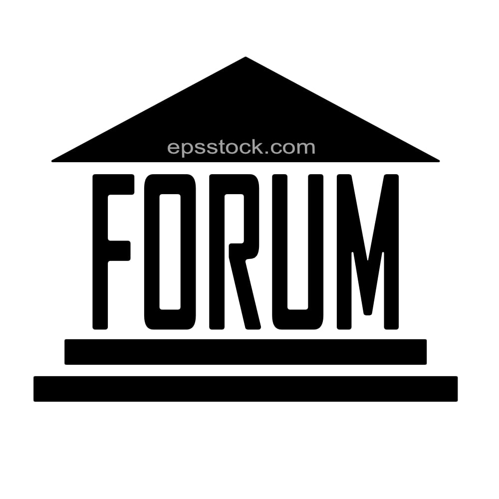 Forum, lettering