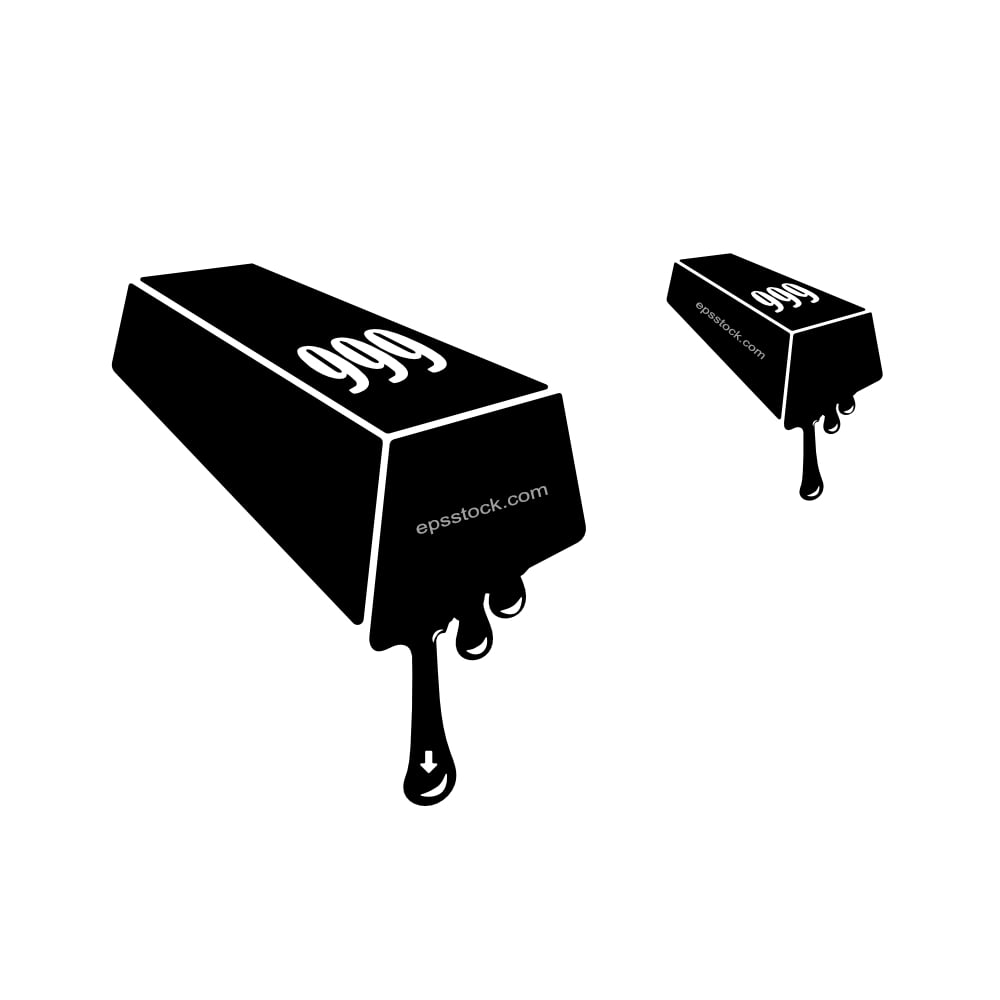 gold price fall symbol