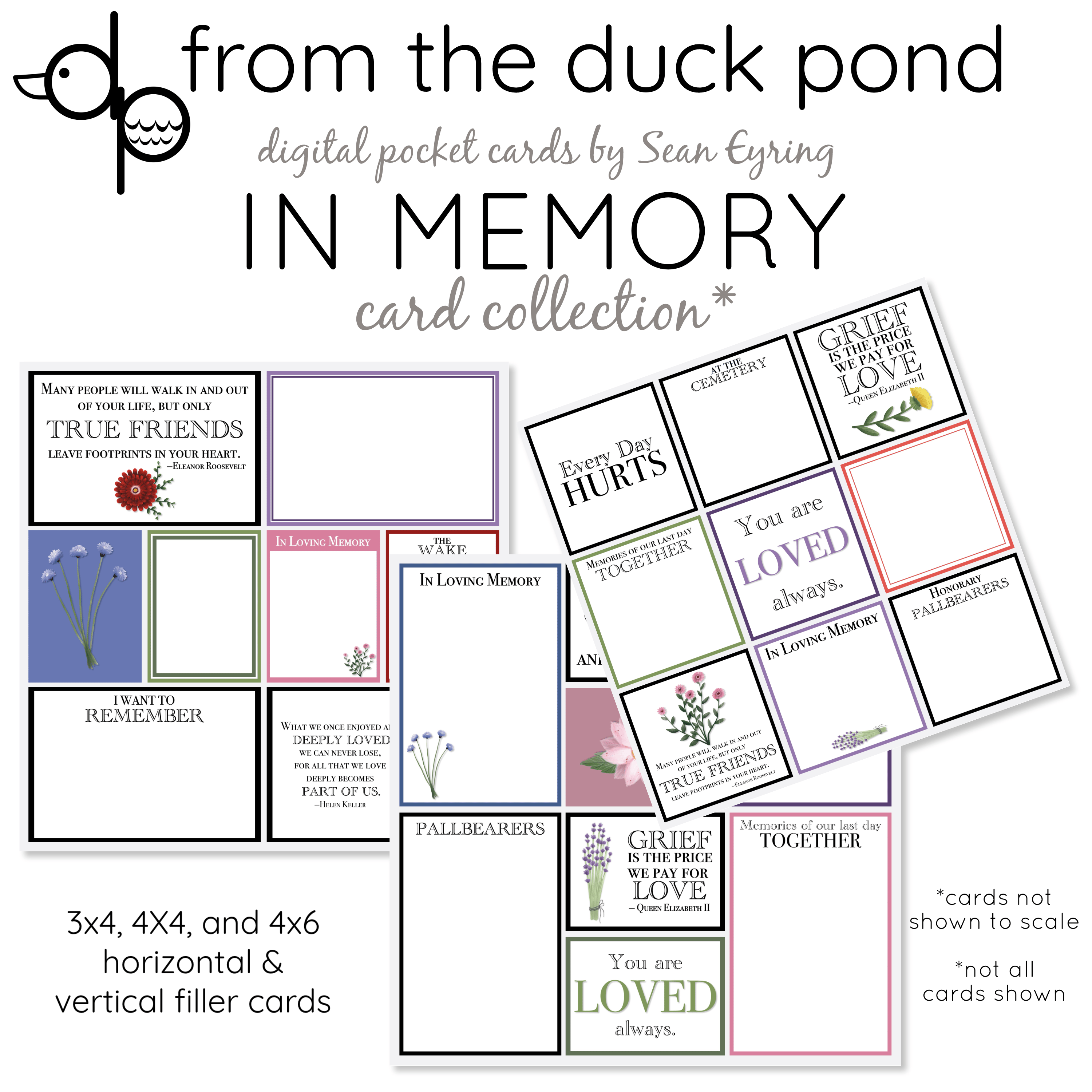 In Memory - digital card kit - Payhip