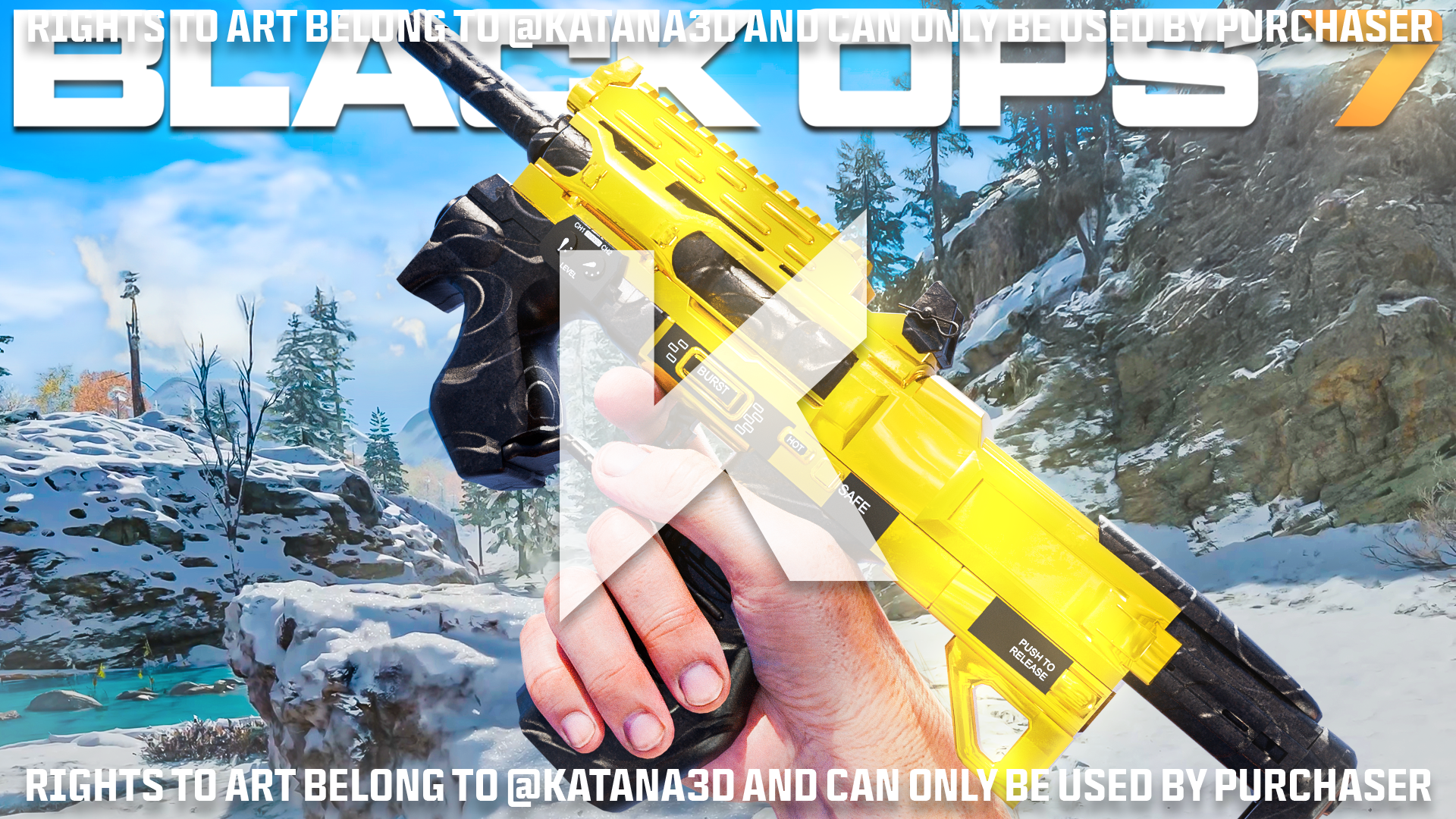 COD/BO7 Thumbnail - Gold Razor 9MM (Text NO Text) - Payhip