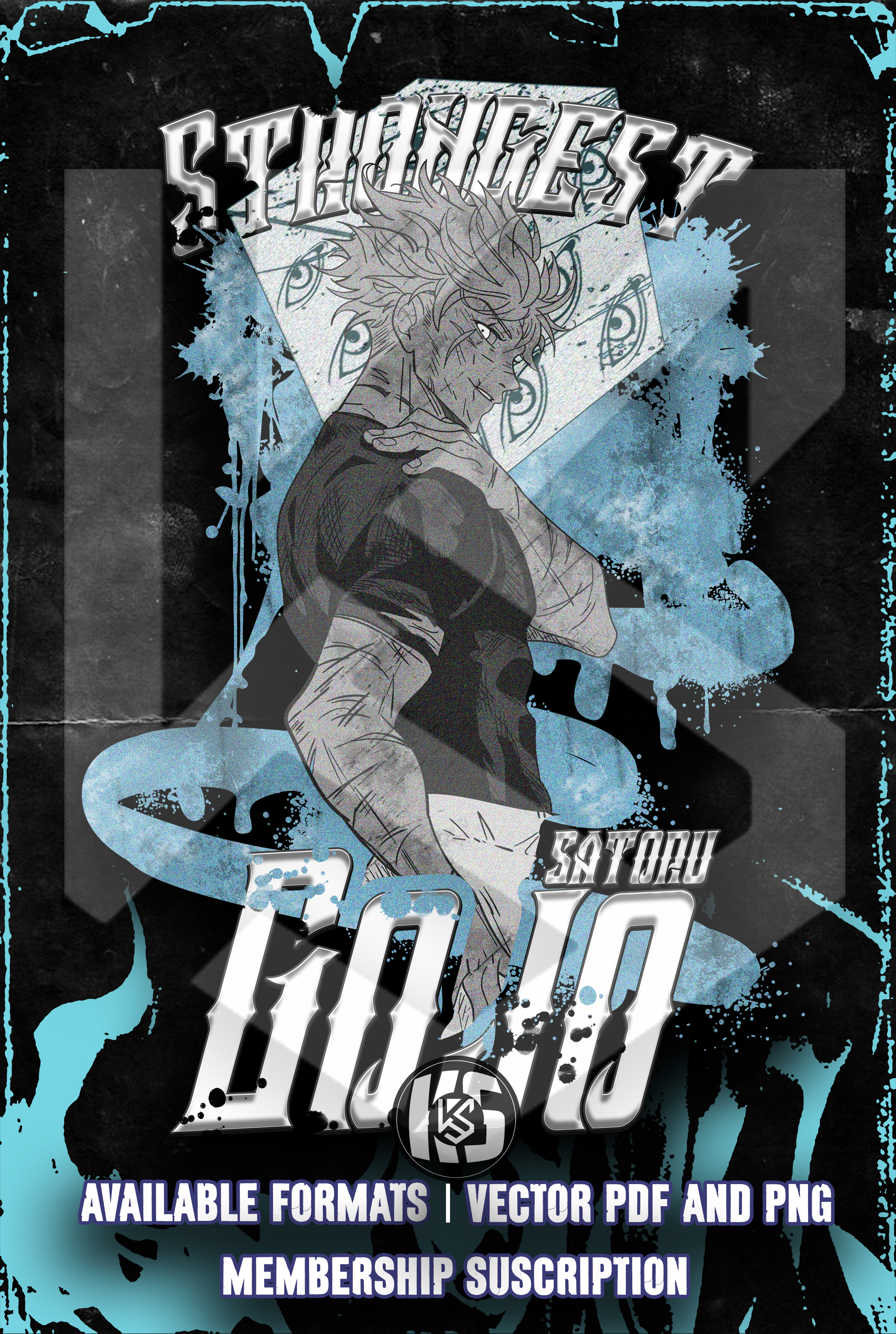 Anime Vector – Satoru Gojo (Jujutsu Kaisen) 🔥 - Payhip